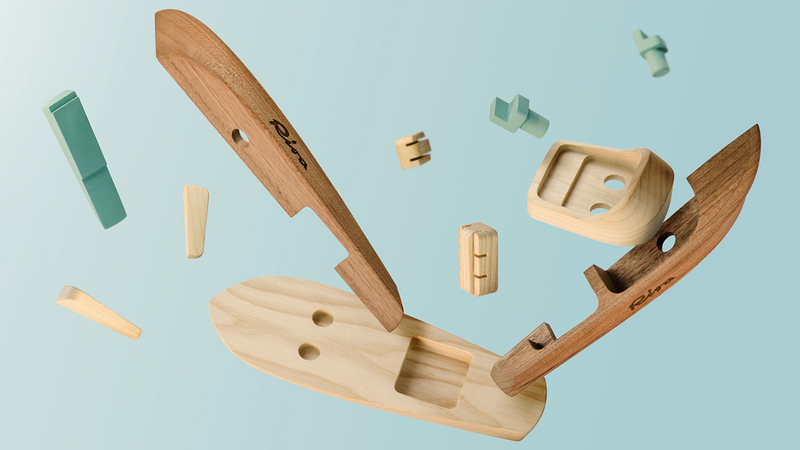 Illustration for article titled Hand-Finished Wooden Toy Boats Too Beautiful To Ever Get Wet